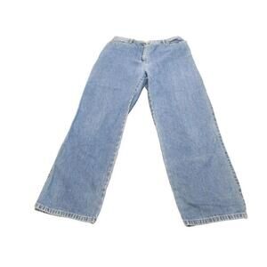 Northern Reflections Womens Y2K 90s Light Wash Wide Leg HR Blue Jeans Size 12​​​